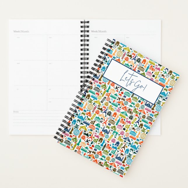 Agenda Viagem pelo mundo personalizada (Exibição)