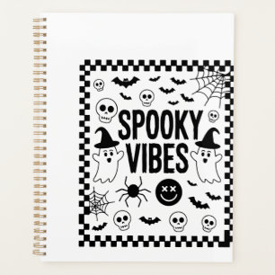 Agenda Vibrações Assustadoras Retrô Halloween