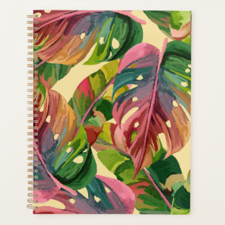 Agenda Vibrant Monstera Leaf Journal – Bold Tropical