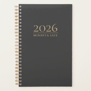 Agenda Vida Plena Iniciales Personalizados    2026 Minima