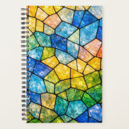 Agenda Vidro colorido