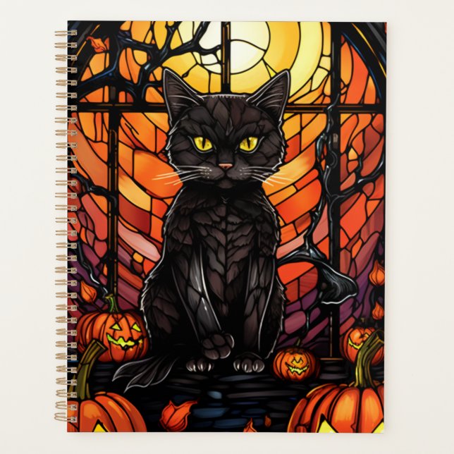 Agenda Vidro Espancado Gato Preto Sapado (Frente)