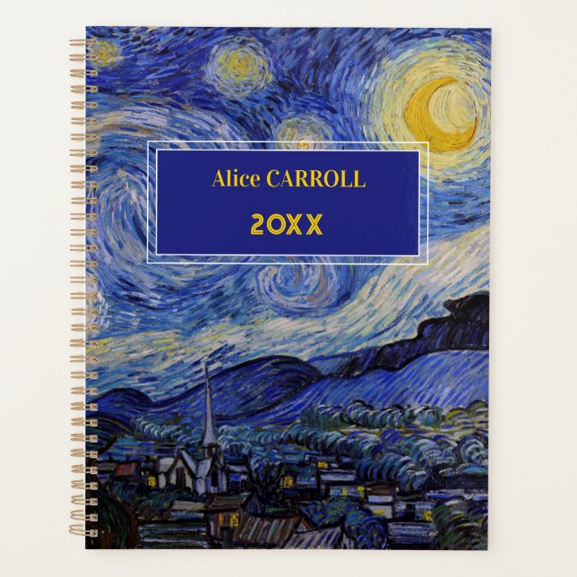 Agenda Vincent Van Gogh - A noite de Starry (Frente)
