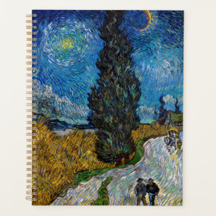 Agenda Vincent van Gogh - Estrada com Cypress e Star