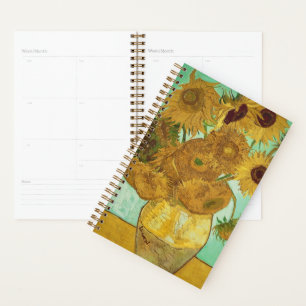 Agenda Vincent van Gogh Girassóis, 1888