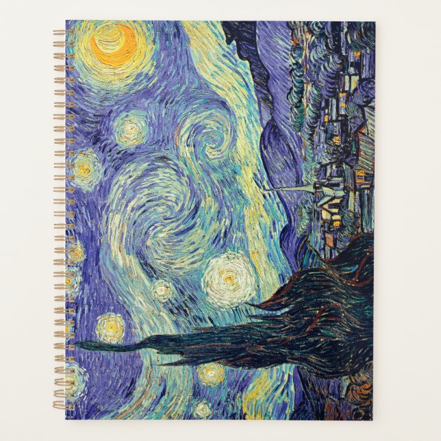 Agenda Vincent Van Gogh Na Noite Estrelada (Frente)
