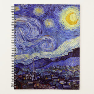 Agenda Vincent Van Gogh Starry Night Vintage Fine Art