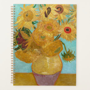 Agenda Vincent Van Gogh - Vaso com Doze Girassóis