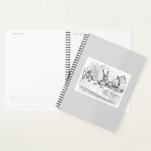 Agenda Vintage Alice no País das Maravilhas