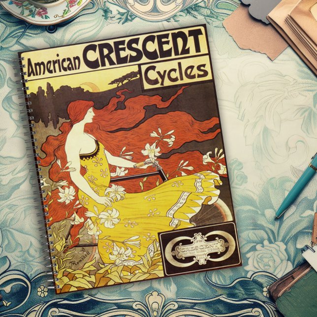 Agenda Vintage Art Nouveau Poster Design (Criador carregado)