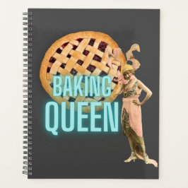 Agenda Vintage Baking Queen na Cinza