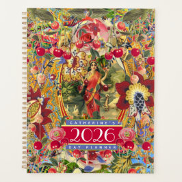 Agenda Vintage Bohemian Goddess 2026 Day Planner 