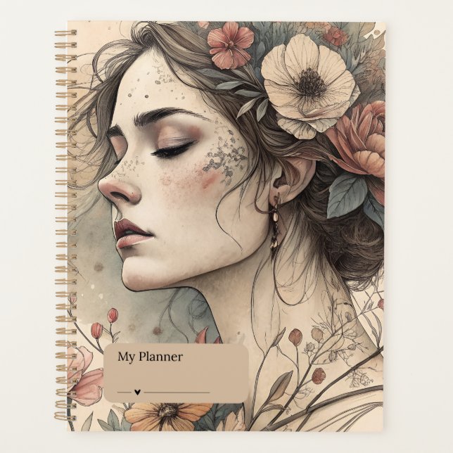 Agenda Vintage Botanical Muse (Frente)