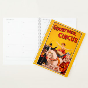 Agenda Vintage Circus Poster