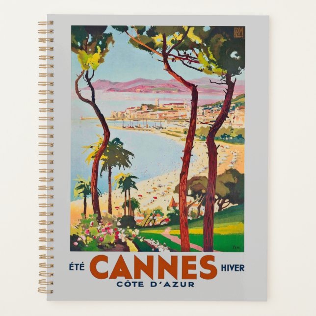 Agenda Vintage Cote D'Azur Cannes (Frente)