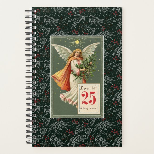 Agenda Vintage Country Angel Add Name (Frente)