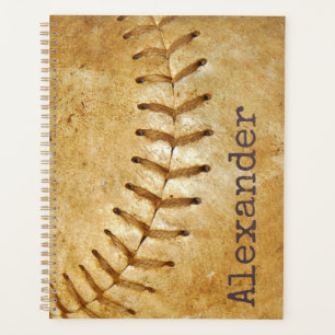Agenda Vintage Cream Sports Baseball