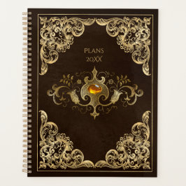 Agenda Vintage Dark Academia Book Cobrir