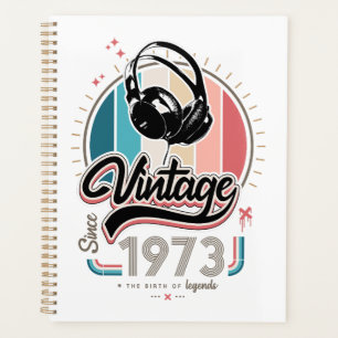 Agenda Vintage desde fones de ouvido de 1973