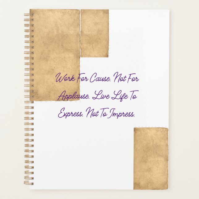 Agenda Vintage design Planner (Frente)