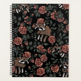 Agenda Vintage Dusty Rosa Raccoons