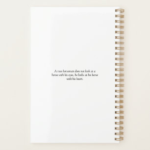 Agenda Vintage equestrian sucesso