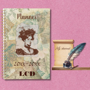 Agenda Vintage, Estilo Vitoriano. Charming Planner
