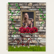 Vintage Fairytale Bicycle Rosa Girly Photo Frame