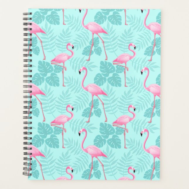 Agenda Vintage Flamingo Light Blue (Frente)