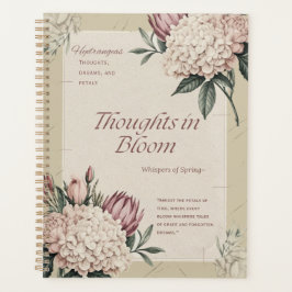 Agenda Vintage Floral-Gardening tools Botânica Design