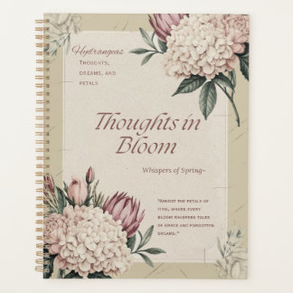 Agenda Vintage Floral-Gardening tools Botânica Design