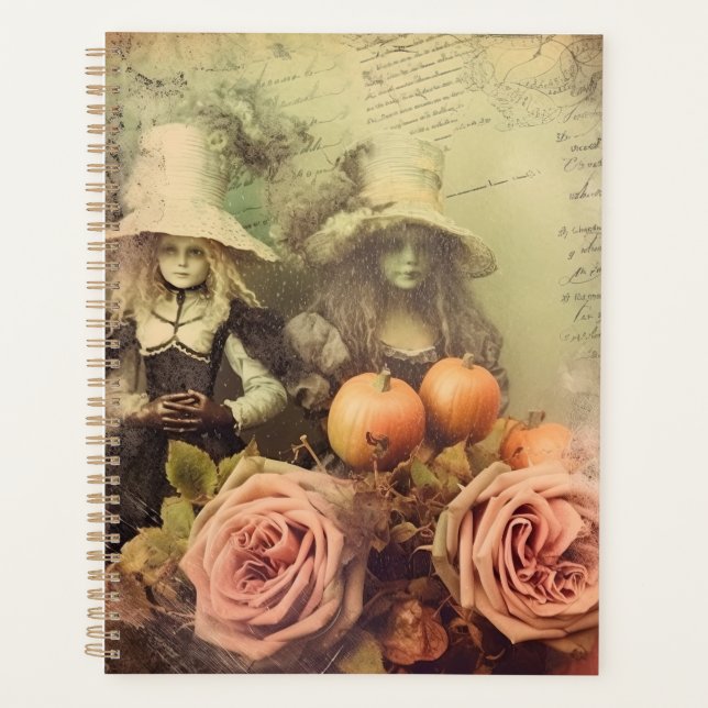 Agenda Vintage Halloween Witchcraft (1) (Frente)