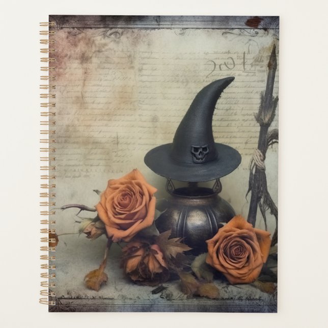 Agenda Vintage Halloween Witchcraft (8) (Frente)