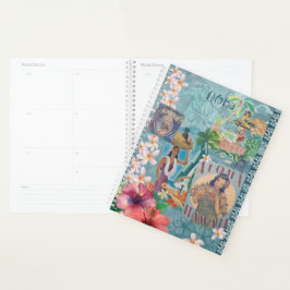 Agenda Vintage Hawaii: Aloha Greeting Planner