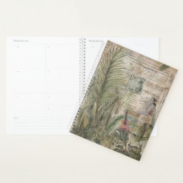Agenda Vintage Hawaiian Tropicals: Ukulele Planner