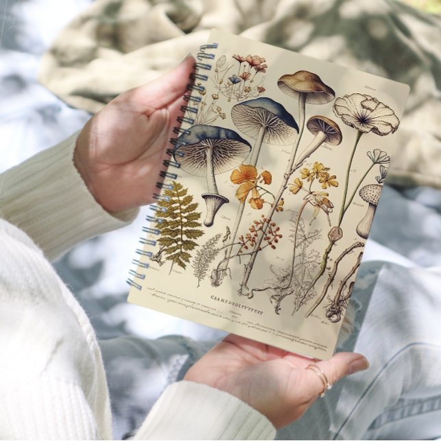 Agenda Vintage Mushroom Naturalist (Criador carregado)