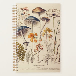 Agenda Vintage Mushroom Naturalist