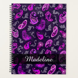 Agenda Vintage Purple Paisley