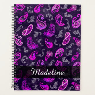 Agenda Vintage Purple Paisley