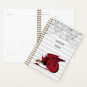 Agenda Vintage Red Griffin Alice no País das Maravilhas