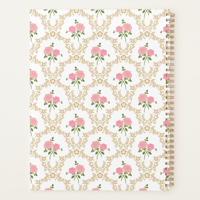 Agenda Vintage Rosa Planner (Verso)