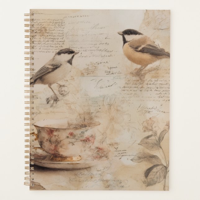 Agenda Vintage Tea Cup (Frente)