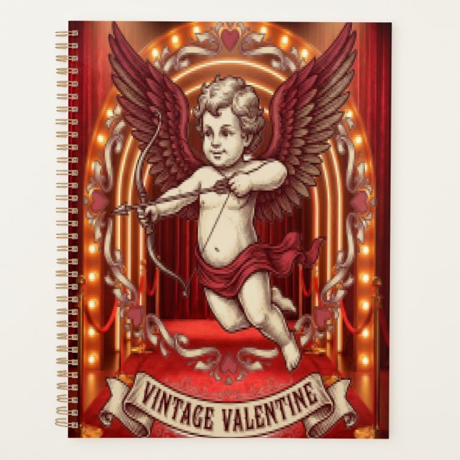 Agenda Vintage Valentine Day  (Frente)