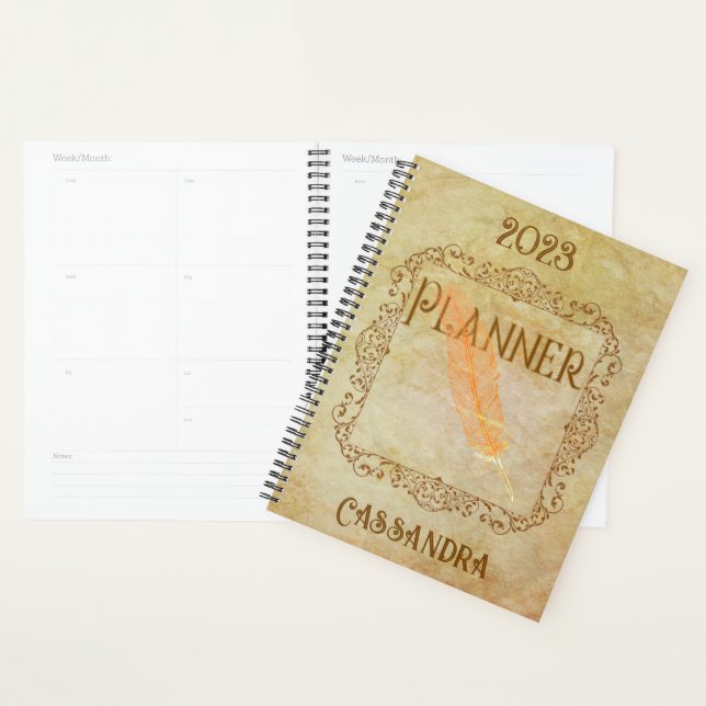 Agenda Vintage Victorian Romantic Steampunk Personalizado (Exibição)