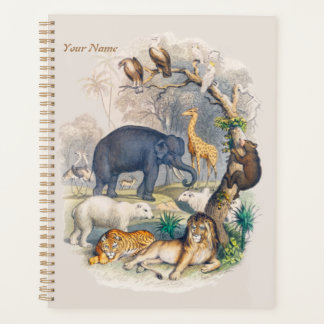 Agenda Vintage Wildlife na Nature Art