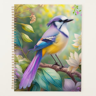 Agenda Violet Tufted Jay Fantasy Bird