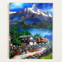 Visão Panorâmica Do Planeador Do Everest Mountain