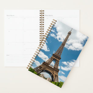 Agenda Vista da Torre Eiffel do Parque Público Champ de M