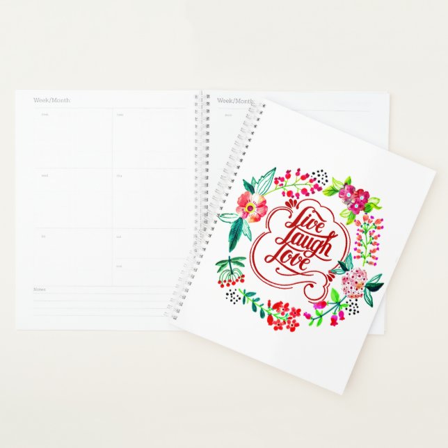 Agenda Viva ri amor floral  (Exibição)