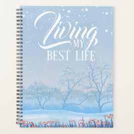 Agenda vivendo minha melhor vida, melhor presente para a 